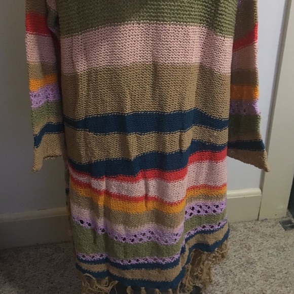 Free People Beach Party Duster Cardigan NWT - Picture 10 of 11